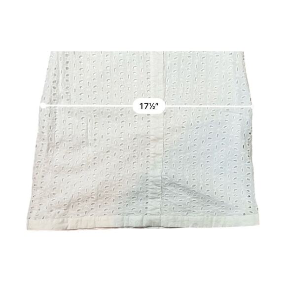 Francesca's Sleeveless Eyelet Lace White Lined  Sheath Dress SMALL Vanilla Girl - Picture 6 of 15